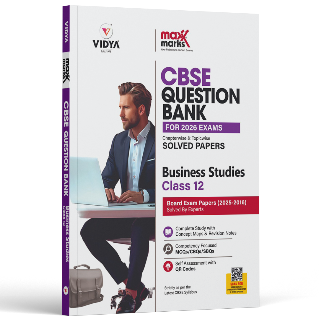 H166-1.png CBSE Question Bank of Class 12 Business Studies for 2026 Examination by MaxxMarks - Image 1